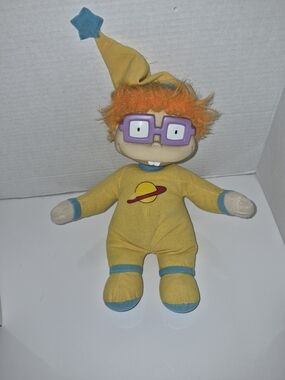 Vintage 1997 Mattel Rugrats Slumber Party Chuckie Finster plush doll